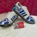 Navratri Special Evil Eye Hand-Painted Sneakers